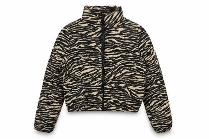 Womens UK Size XS H&M Black Puffer Jacket