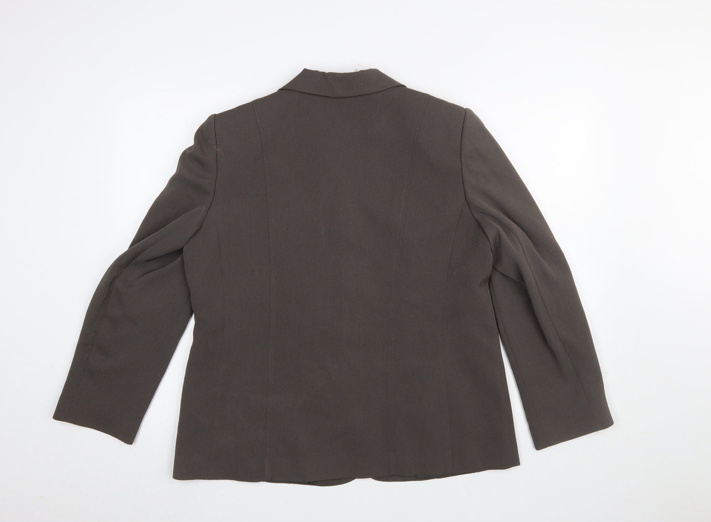 Womens UK Size 14 Eastex Regular Brown Suit Jacket