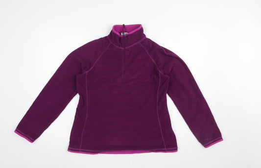 Womens UK Size 12 Mountain Warehouse Purple Pullover Sweatshirt