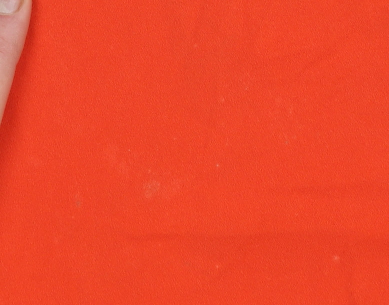 Womens UK Size XS French Connection Orange Basic Tank