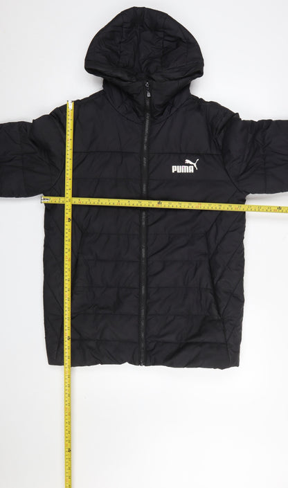 Mens UK Size S PUMA Black Puffer Jacket