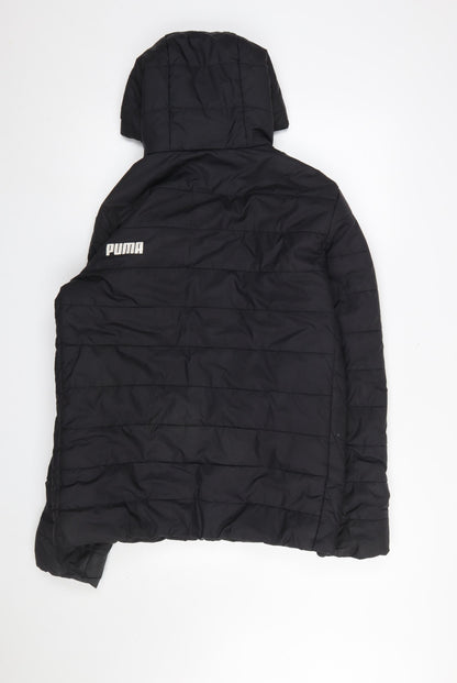 Mens UK Size S PUMA Black Puffer Jacket