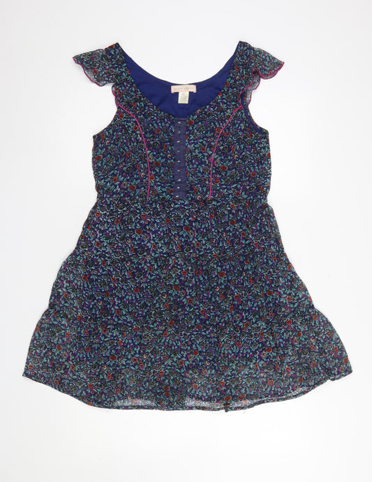 Womens UK Size S Band of Gypsies Fit & Flare Dress