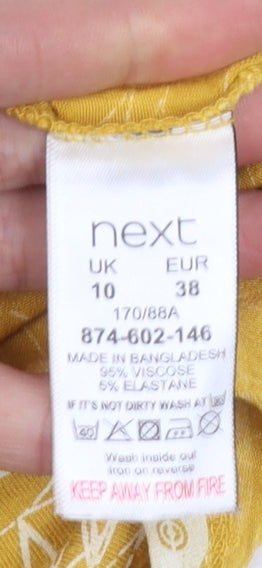 Womens UK Size 10 NEXT A-Line Dress