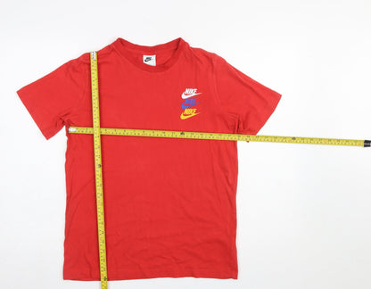 Nike Boys Red XL Graphic Logo Sports T-Shirt