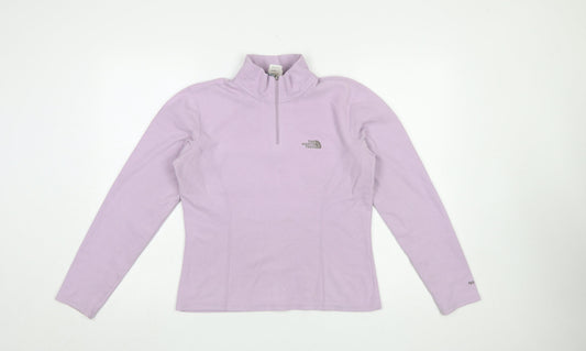 Womens UK Size S The North Face Purple Pullover Sweatshirt