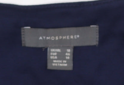 Womens UK Size 18 Atmosphere Regular Blue Blazer