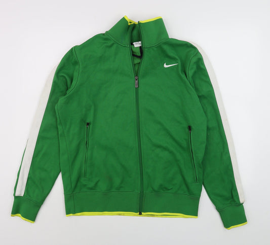 Mens UK Size M Nike Green FootballGym & TrainingRunning & Jogging Jacket