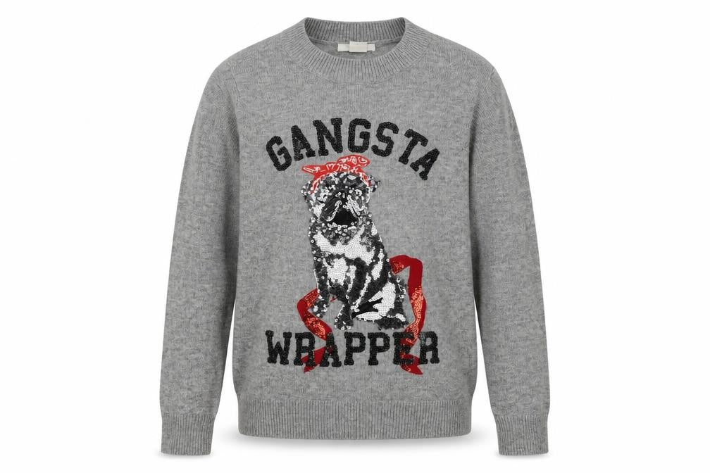Mens UK Size S H&M Grey Pullover Jumper