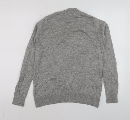 Mens UK Size S H&M Grey Pullover Jumper