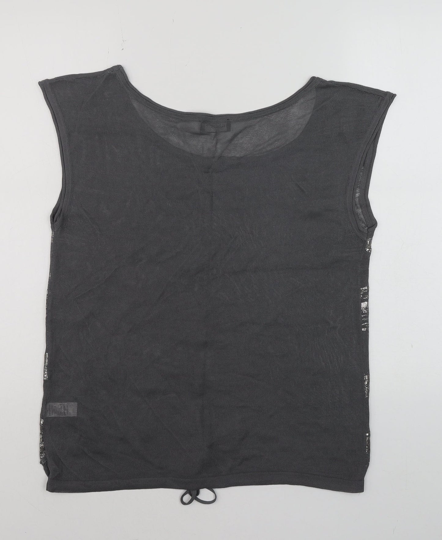 Womens UK Size 14 Principles Grey Basic Tank