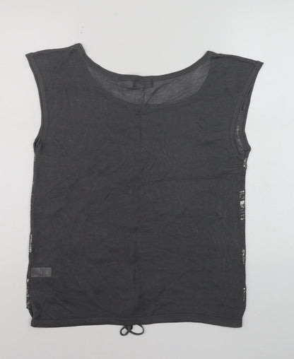 Womens UK Size 14 Principles Grey Basic Tank