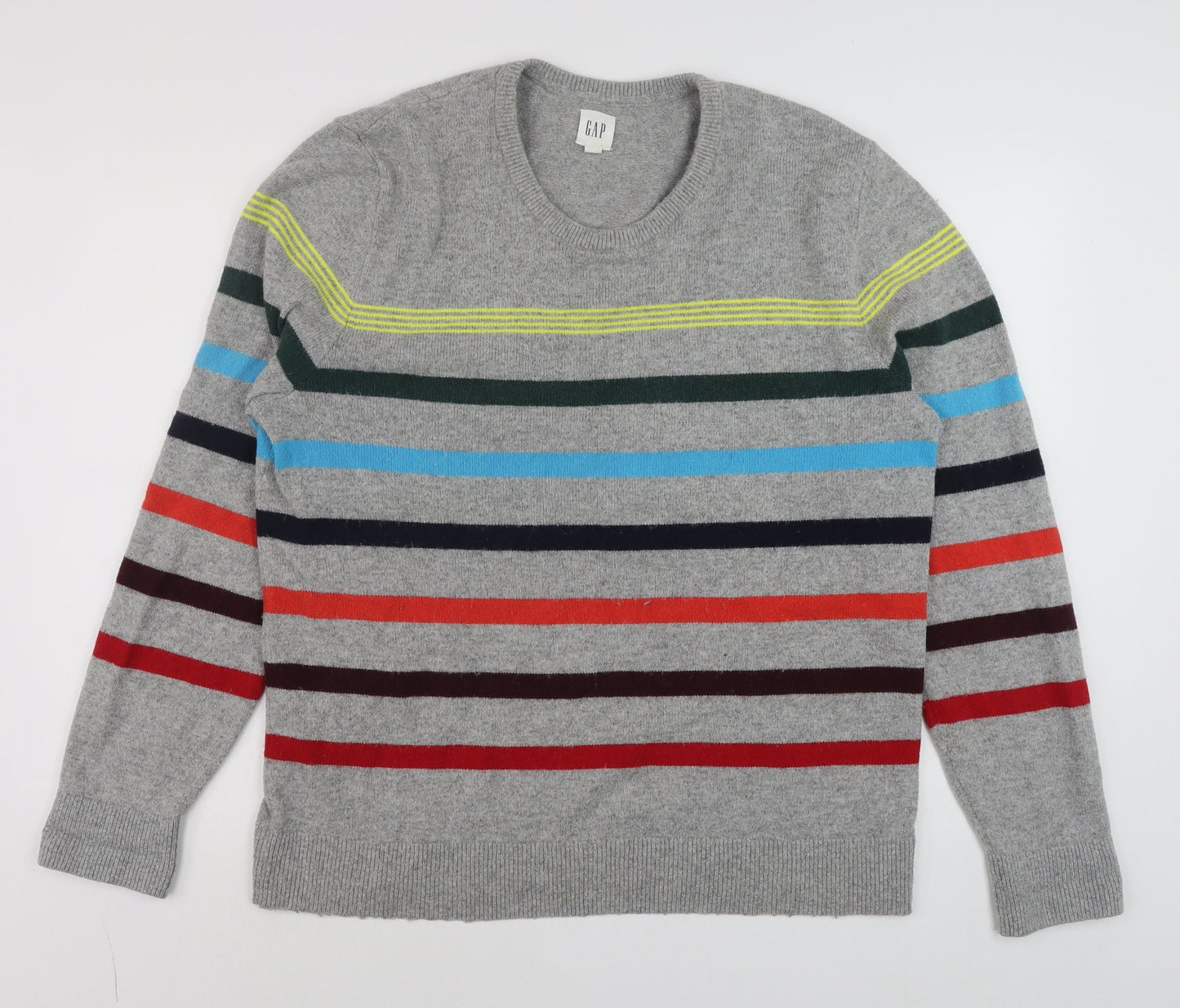 Mens UK Size L Gap Grey Pullover Jumper