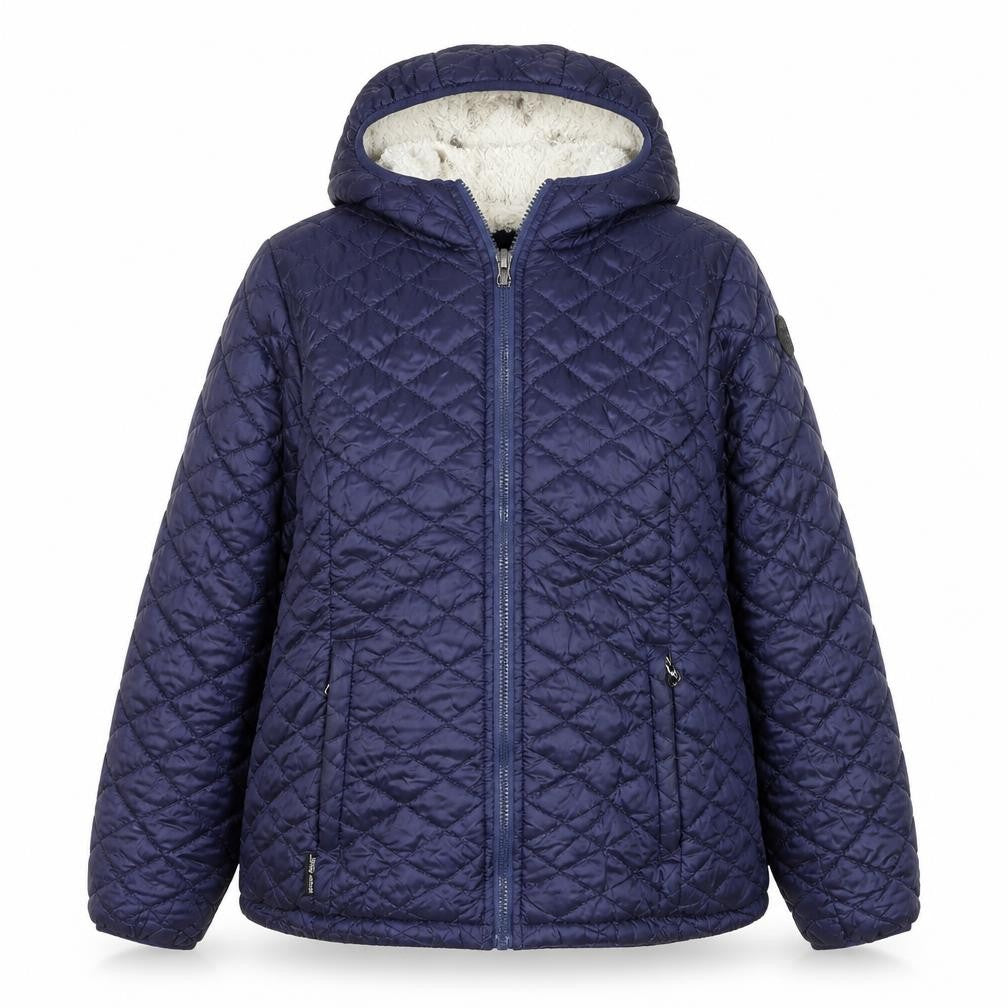 Womens UK Size XL Steve Madden Blue Puffer Jacket