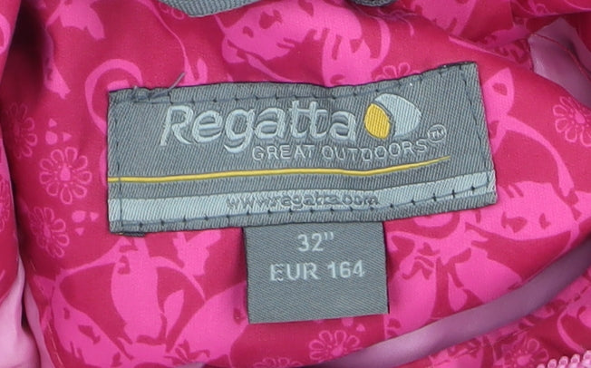 Teens UK Size 14 Regatta Pink Rain Coat