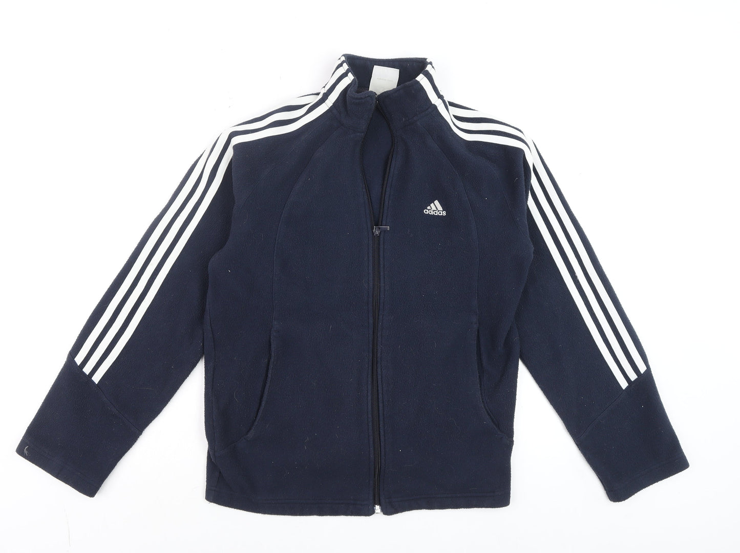 Mens UK Size S adidas Blue Full Zip Sweatshirt