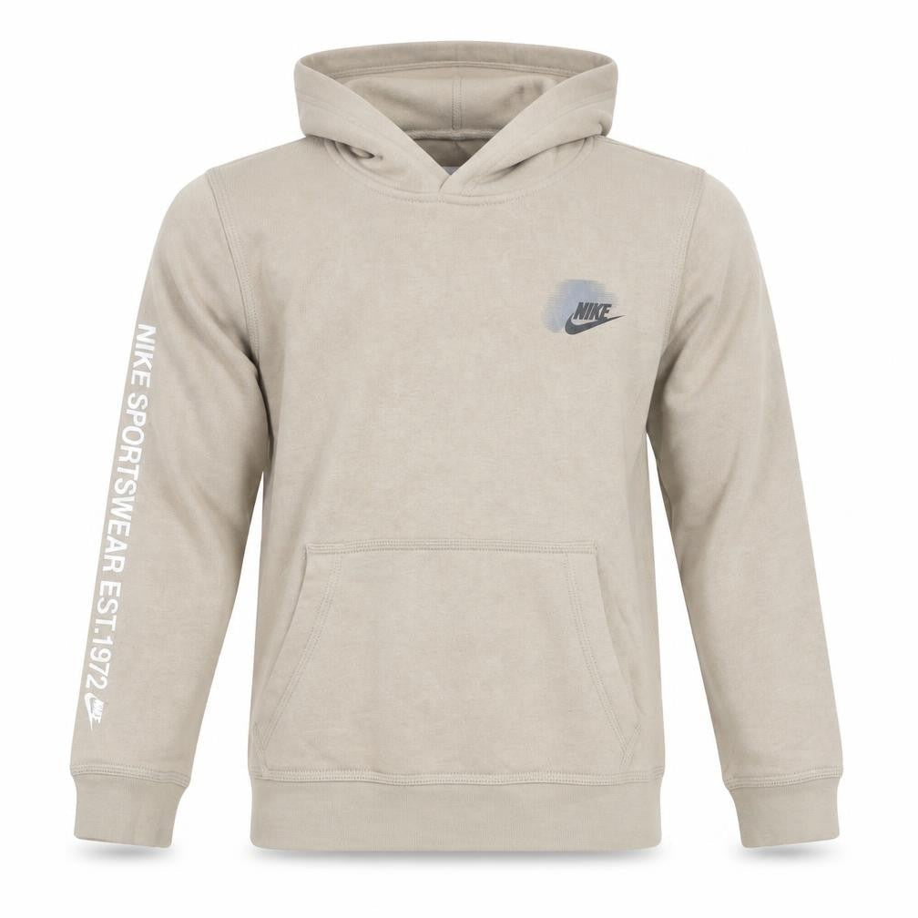 Teens UK Size M Nike Beige Pullover Hoodie