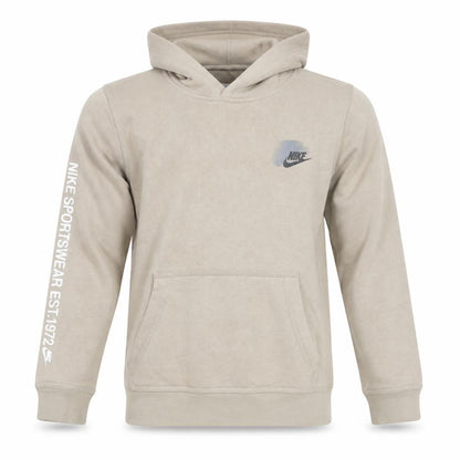 Teens UK Size M Nike Beige Pullover Hoodie