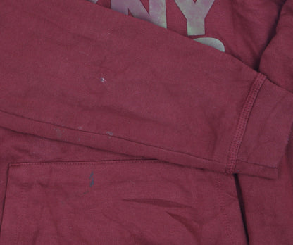 Teens UK Size 12 Plus DKNY Jeans Red Pullover Hoodie