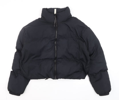 Mens UK Size S Fabletics Black Puffer Jacket