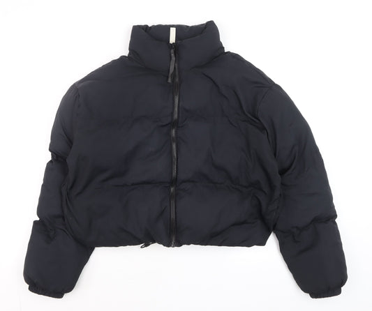 Mens UK Size S Fabletics Black Puffer Jacket