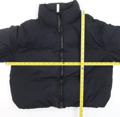 Mens UK Size S Fabletics Black Puffer Jacket