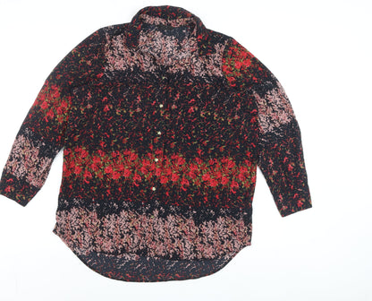 Womens UK Size 12 NEXT Multicoloured Basic Button-Up