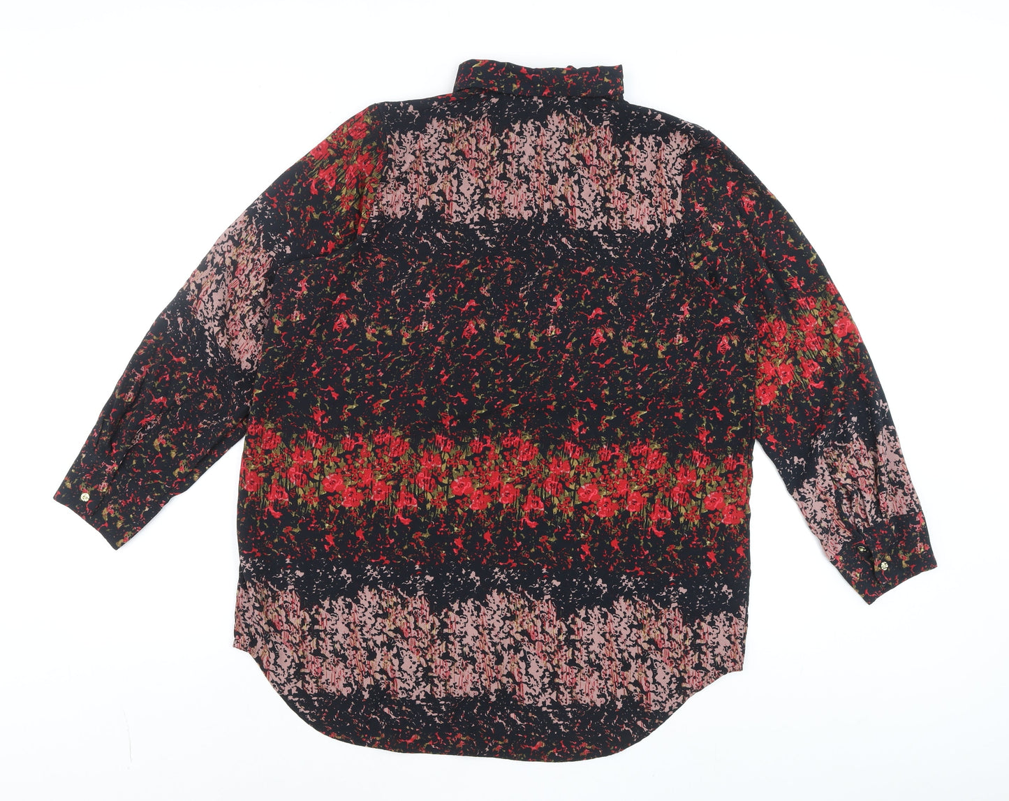 Womens UK Size 12 NEXT Multicoloured Basic Button-Up