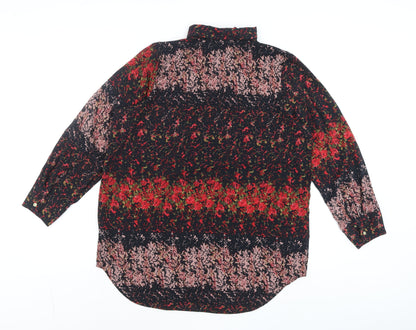 Womens UK Size 12 NEXT Multicoloured Basic Button-Up