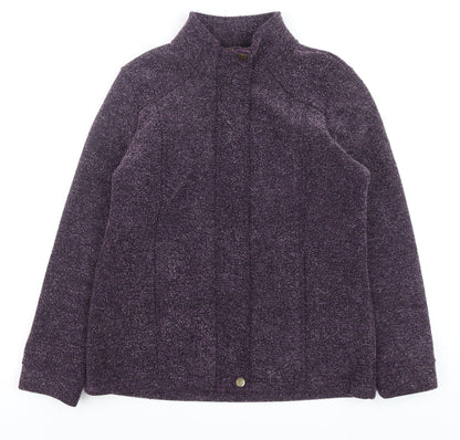 Womens UK Size 10 Marks and Spencer Purple Basic Jacket