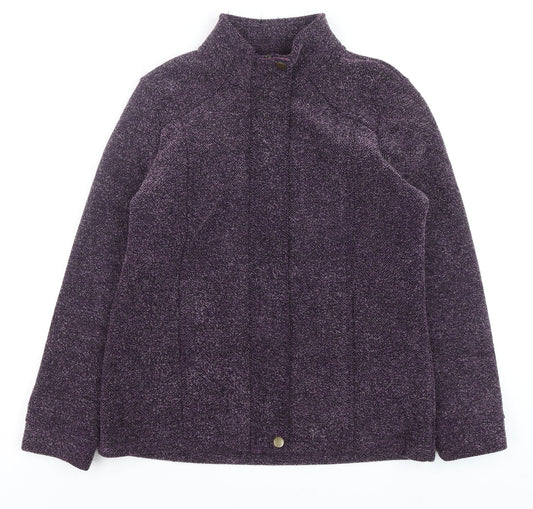 Womens UK Size 10 Marks and Spencer Purple Basic Jacket