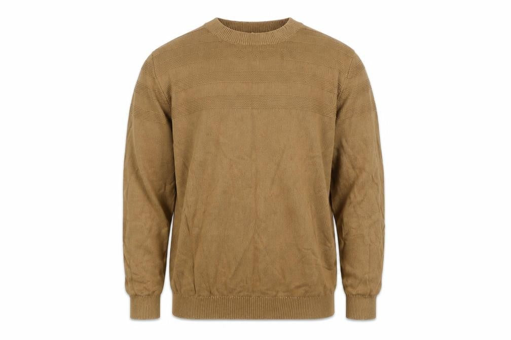 Mens UK Size L Celio Beige Pullover Jumper