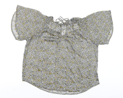 Womens UK Size 14 NEXT Multicoloured Off the Shoulder Blouse