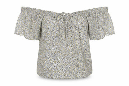 Womens UK Size 14 NEXT Multicoloured Off the Shoulder Blouse