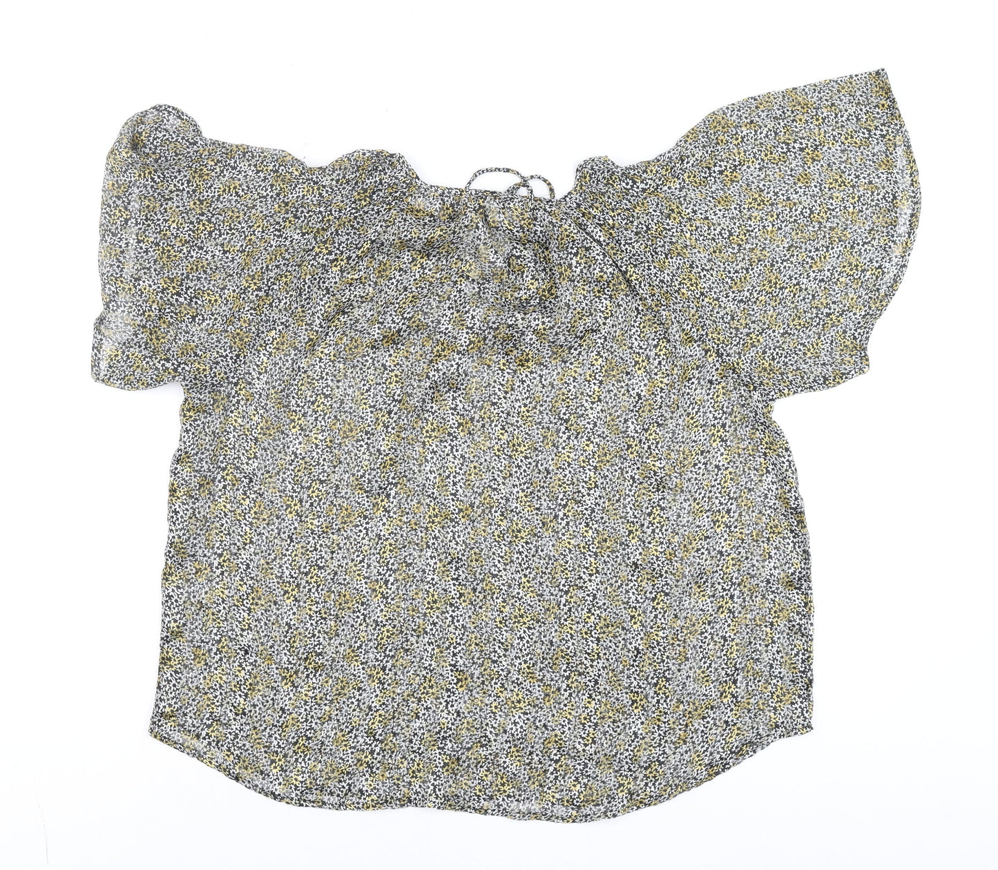 Womens UK Size 14 NEXT Multicoloured Off the Shoulder Blouse