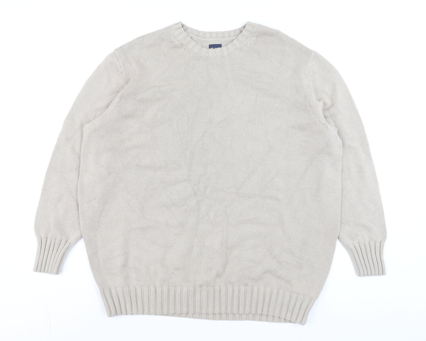 Mens UK Size M Gap Beige Pullover Jumper