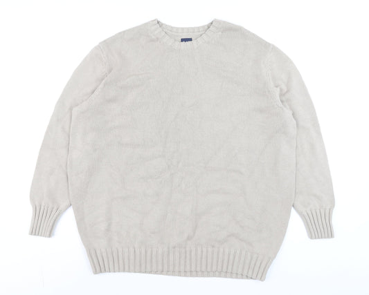 Mens UK Size M Gap Beige Pullover Jumper