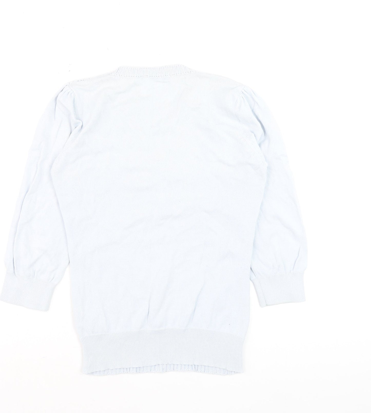 Womens UK Size S Oasis White Pullover Jumper