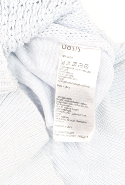 Womens UK Size S Oasis White Pullover Jumper