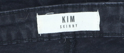 Womens UK Size 22 Yours Clothing Slim Fit Skinny Black Jeans