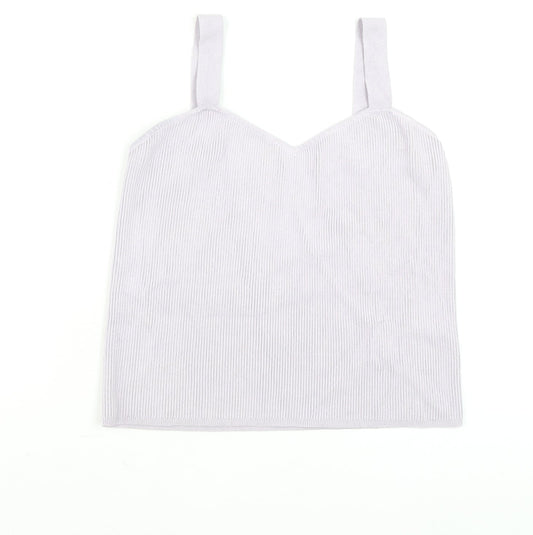 Womens UK Size 14 ASOS DESIGN Ivory Camisole Tank