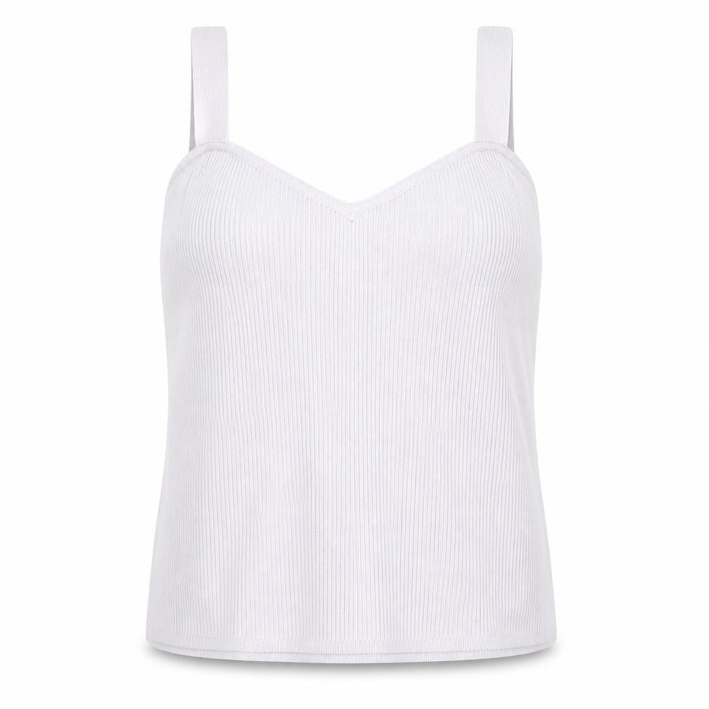 Womens UK Size 14 ASOS DESIGN Ivory Camisole Tank
