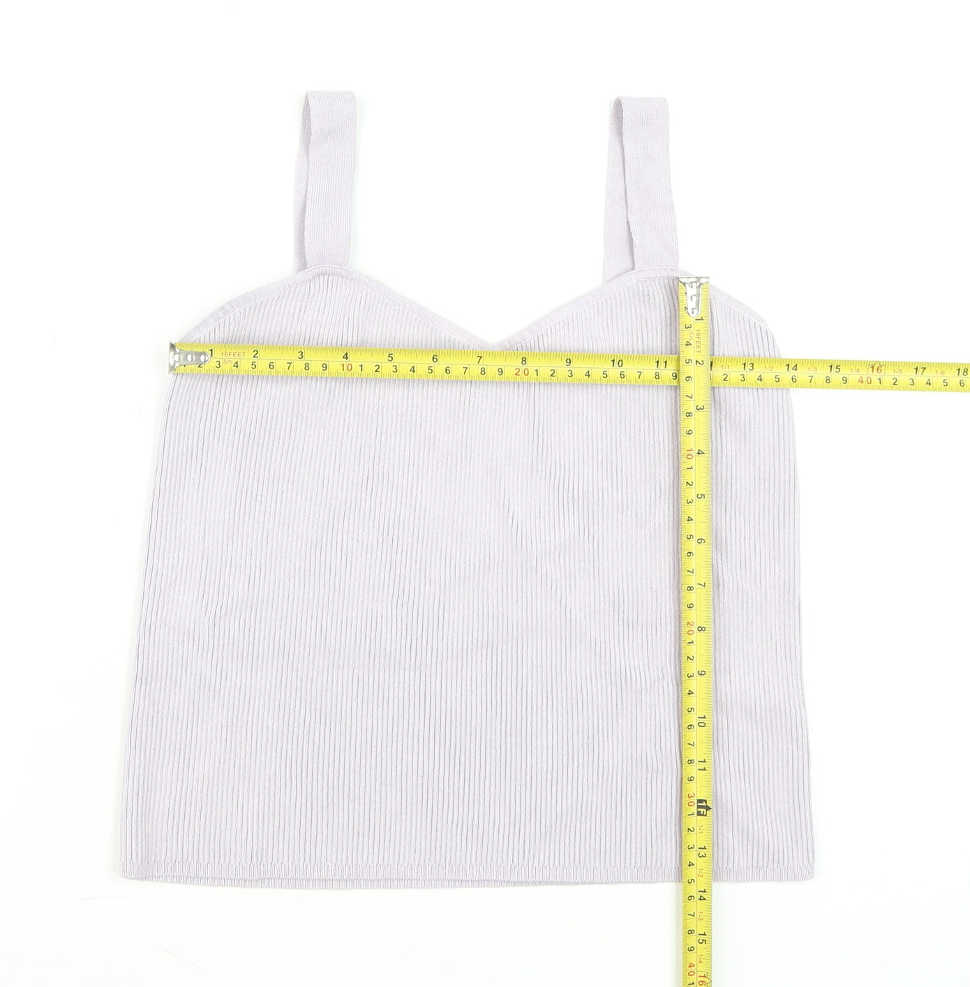 Womens UK Size 14 ASOS DESIGN Ivory Camisole Tank