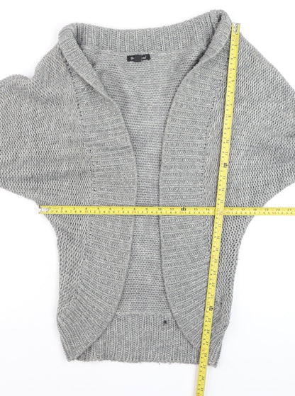 Womens UK Size S Brave Soul Grey Cardigan Jumper