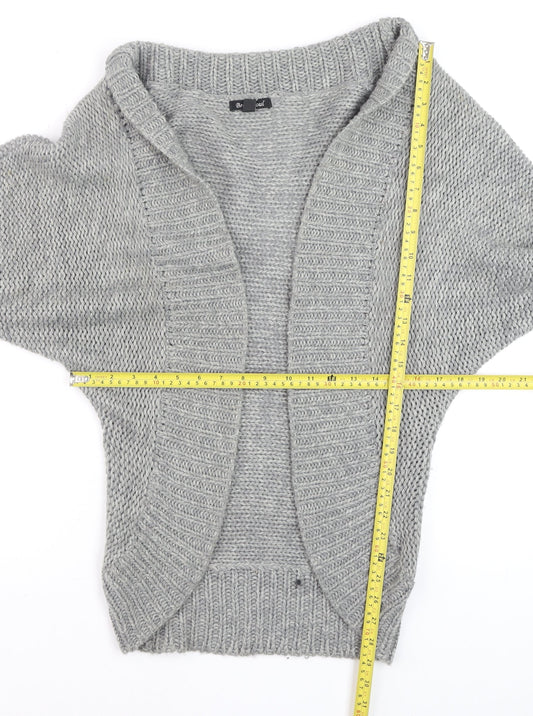 Womens UK Size S Brave Soul Grey Cardigan Jumper