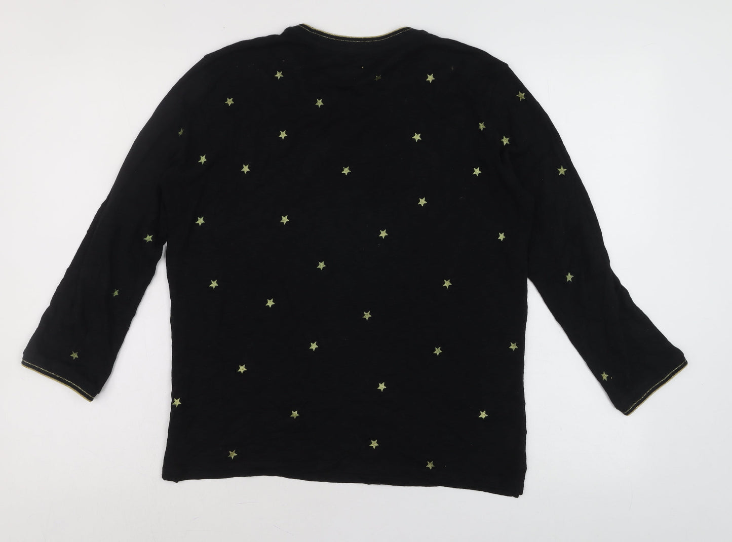 Womens UK Size M Gerard Darel Black Basic T-Shirt