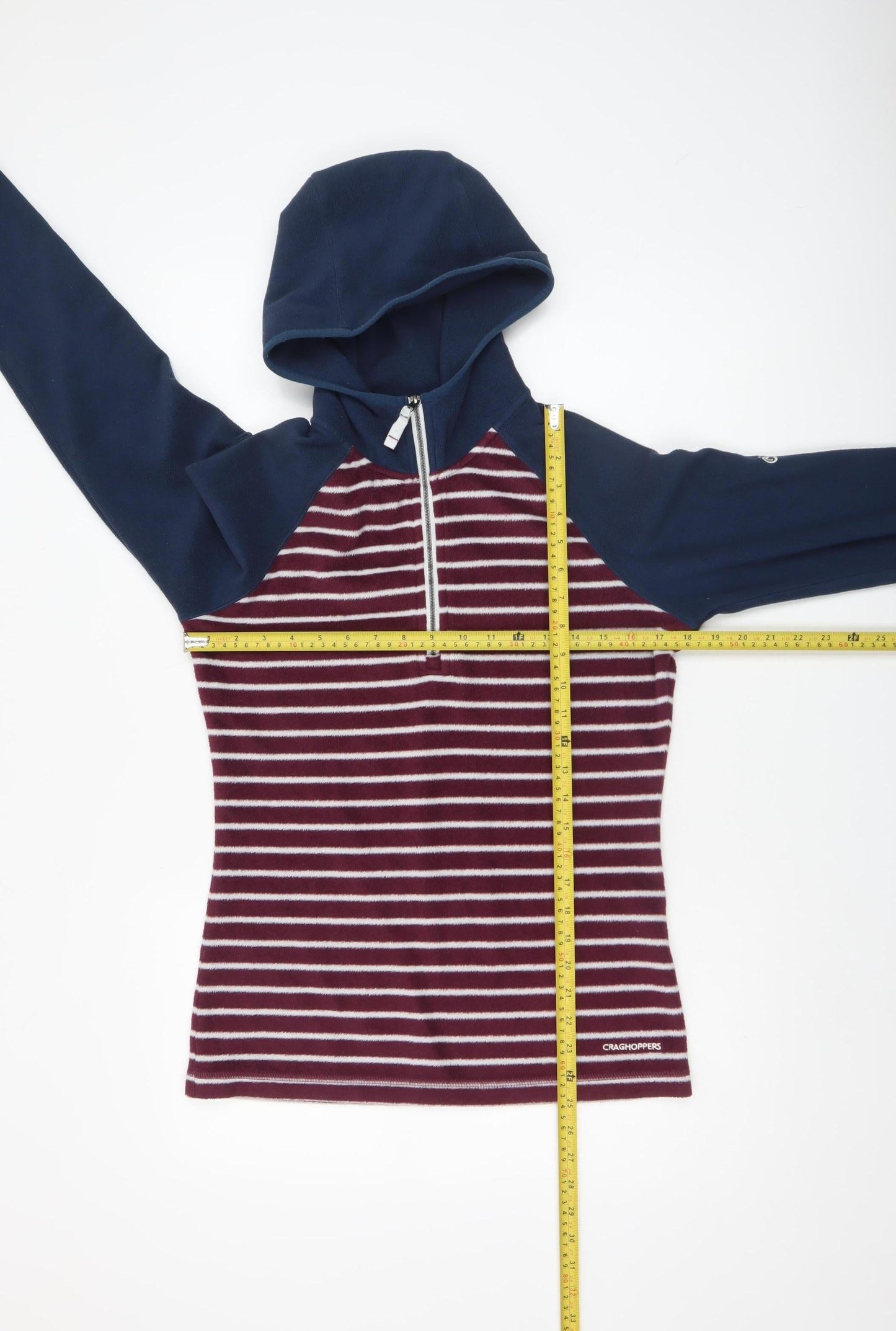 Womens UK Size 8 Craghoppers Multicoloured Pullover Hoodie