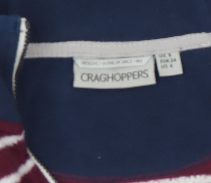 Womens UK Size 8 Craghoppers Multicoloured Pullover Hoodie