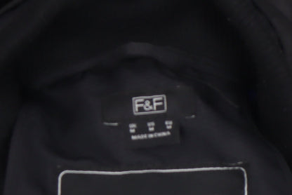 Mens UK Size M F&F Black Parka Coat