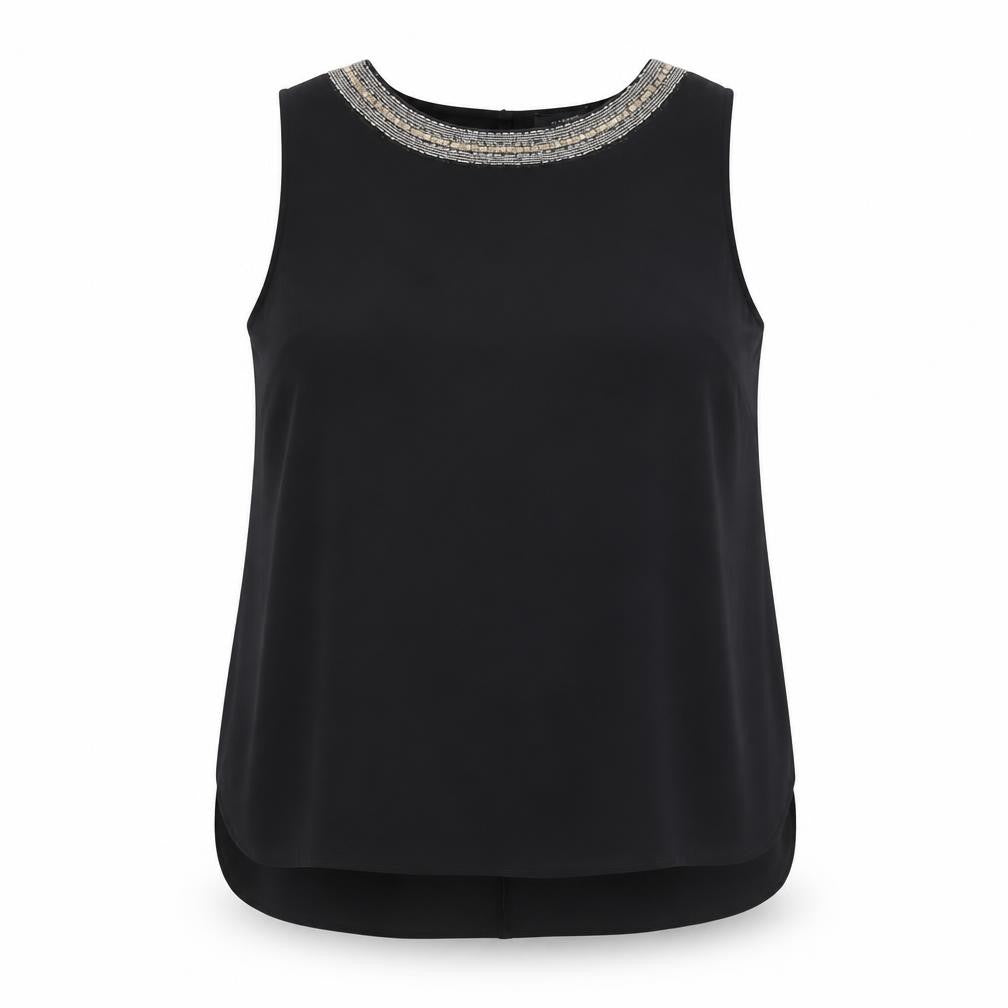 Womens UK Size 18 Atmosphere Black Basic Blouse